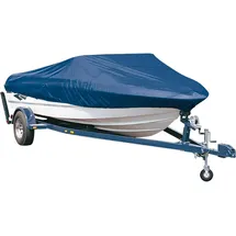 Pro-Tec [PRO.TEC]® Fahrzeugabdeckung, Bootsabdeckplane mit Zubehör bis 425-487x230 cm (L) Blau