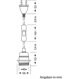 ledscom.de Hanf-Kabel/Textilkabel LEKA Schalter