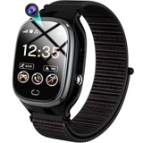 PTHTECHUS Smartwatch Kinder, Kinderuhr Telefon mit Anrufe, 7 Spiele, Schulmodus, SOS-Funktion, Musik, Kamera, Wecker, Schrittzähler Kind Armbanduhr Touchscreen Smart Watch Geschenk für Jungen Mädchen