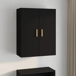 Hängeschrank Schwarz 69,5x34x90 cm