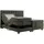 MKS Meble Boxspringbett 200 x 200 cm H3 Dunkelgrau