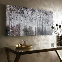 Art for the home - Wald In Aquarell - Leinwandbild - 120x60 cm