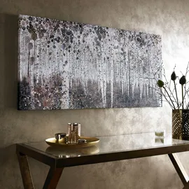 Art for the home - Wald In Aquarell - Leinwandbild - 120x60 cm