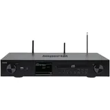 Rehau Imperial DABMAN i550 CD HiFi-Verstärker Internetradio (DAB+/DAB/UKW/WLAN, Bluetooth, Streaming Dienste, CD-Player, Stereo Endstufe, AV Receiver), schwarz,