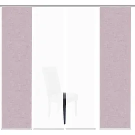 HOME WOHNIDEEN Schiebegardine »PIVE 4er SET«, (4 St.), Schiebevorhang Digidruck 4er Set PIVE