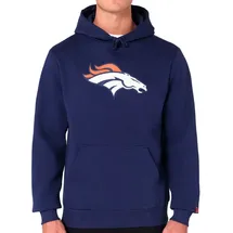 New Era Denver Broncos NFL Team Logo Hoody Blau Kapuzenpullover - M