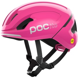 POC POCito Omne MIPS Fahrradhelm für Kinder mit MIPS-Rotationsschutz und fluoreszierenden Farben für gute Sichtbarkeit, Fluorescent Pink