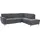 sit&more Ecksofa Texel L-Form Kunstleder 3-Sitzer Grau