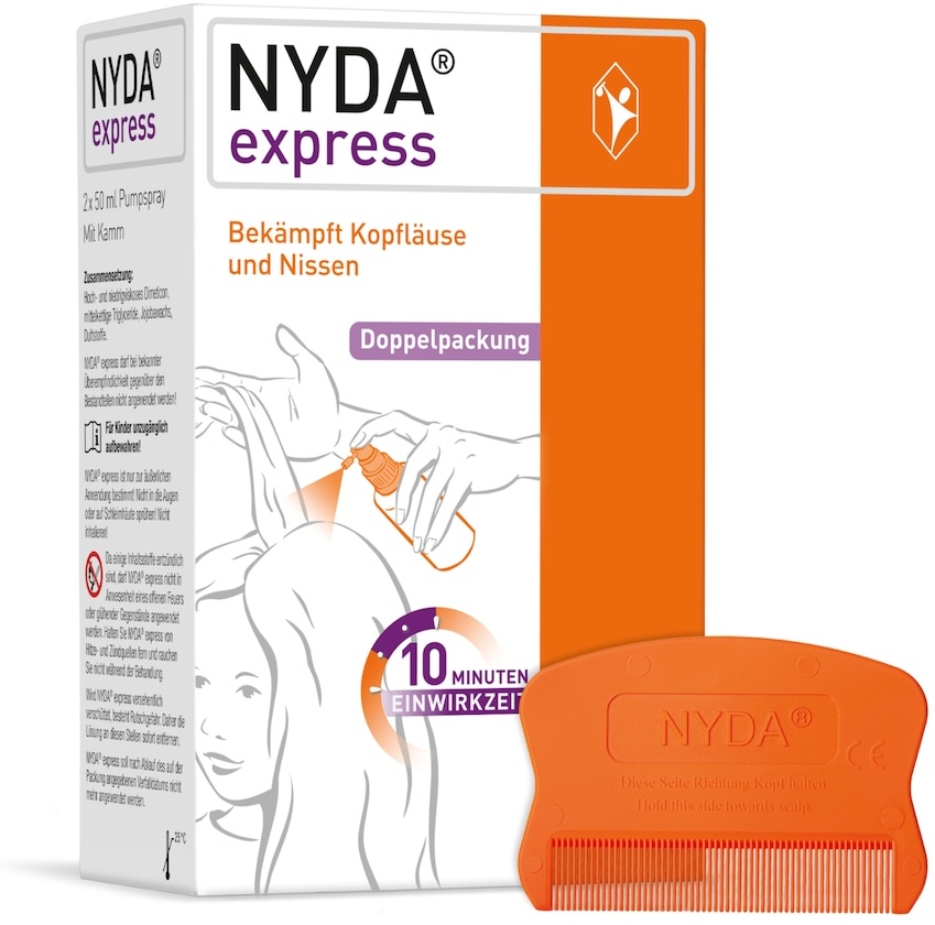 Nyda express gegen Läuse & Nissen Zusätzliches Sortiment 0.1 l