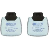 3M Secure Click Partikelfilter P2 R mit Aktivkohle D3128 2 St.