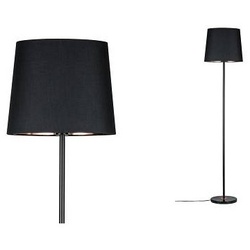 Neordic Stehleuchte Enja E27 max. 20W Schwarz Kupfer Stoff Marmor Metall