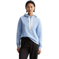 Marc O'Polo Marc OߴPolo Damen Sweatshirt aus Bio-Baumwolle mit Kapuze, Blau (Fresh Sky), XS - XS