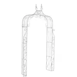 CLP Rosenbogen Aurora antik weiß