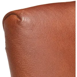 vidaXL Esszimmerstühle 4 Stk. Braun Echtes Ziegenleder