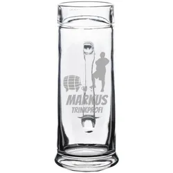 Bierkrug PREMIUM 0,3 l - Spieler mit Bierfass