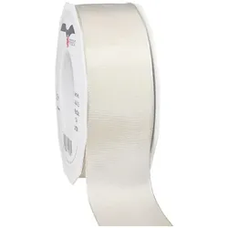 PRÄSENT Geschenkband mit Drahtkante gold, 4 cm