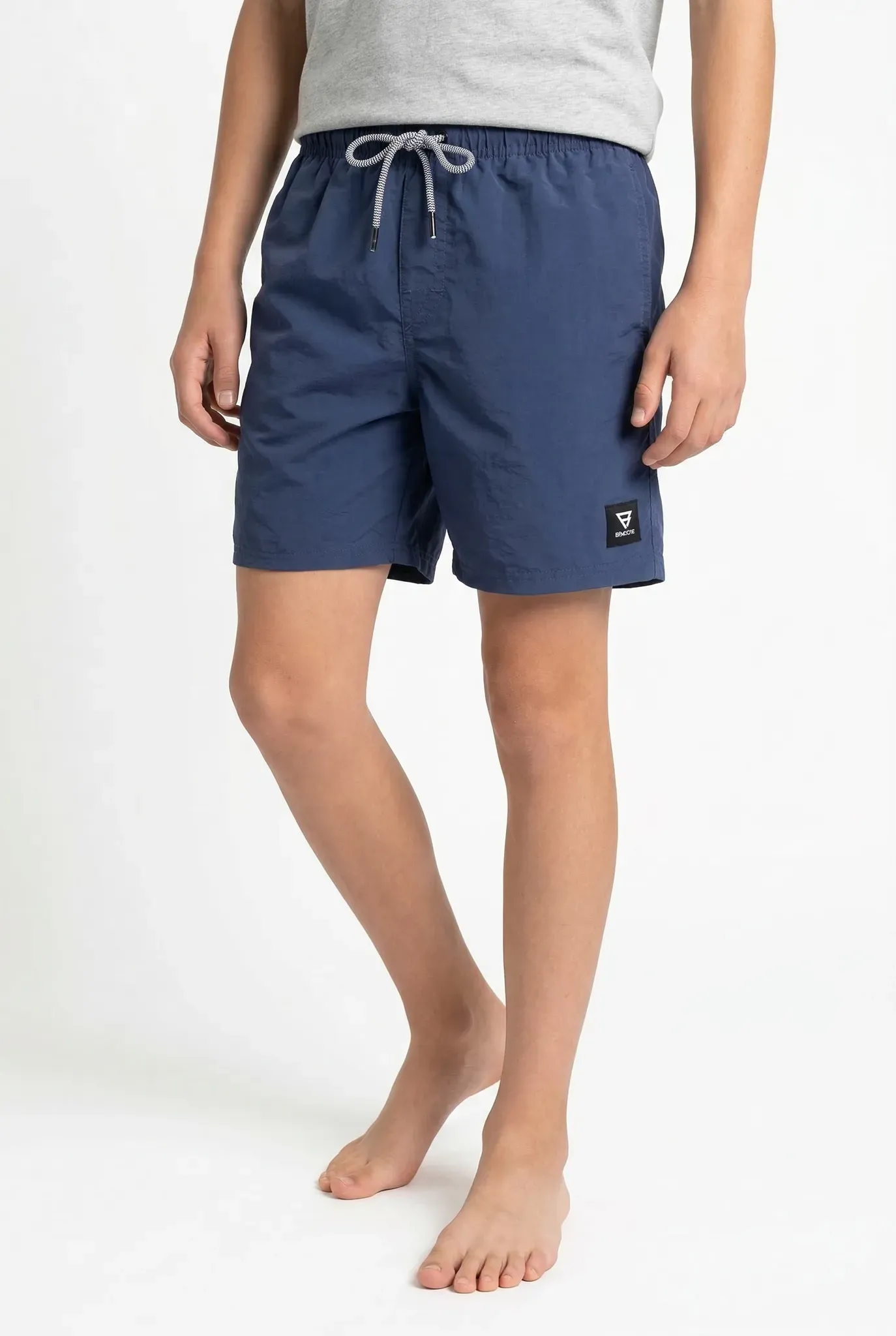Badeshorts BRUNOTTI, Kinder, Gr. 164, N-Gr, blau (indigo blau), Obermaterial: 100% Polyamid. Futter: 100% Polyester, Badehosen Badeshorts, für Kinder und Jugendliche, leichtes Material, schnelltrocknend