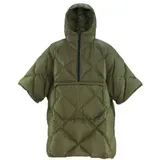 Therm-A-Rest Honcho Poncho Down Jacke (Größe One Size, oliv)