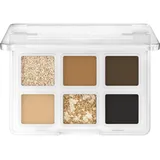 Catrice Cosmetics Catrice Tiny Treasures Eyeshadow Palette, Lidschatten, Nr. 010, Braun, 6 Braun-Töne, schimmernd, glitzernd, vegan, ohne Mikroplastikpartikel, Nanopartikel frei, ohne Parfüm, 1er Pack (4.2g)