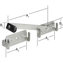 Vormann Doppeltorüberwürfe 250/115 x 25/55 mm