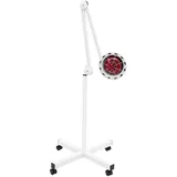 LENJKYYO 275W Infrarotlampe Rotlichtlampe Wärmelampe Therapie mit Ständer, 360°Drehbar & Höhenverstellbar, 4 Rädern, Infrarotlichtlampe für Muskelentspannung, Zuhause, Salon(220V)