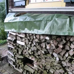 Noor Holz-Abdeckplane aus PP/PE-Gewebe 210g/m2 1,5x12m