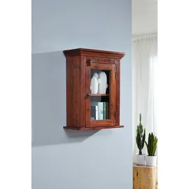 Massivmoebel24 Hängevitrine OXFORD 52 x 24 x 69 cm Braun