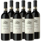 Brunello di Montalcino DOCG "Cacciata" Rotwein Toskana trocken (6 x 0.75l)