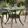 vidaXL Gartentisch 80 x 80 x 75 cm Schwarz