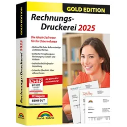 Markt+Technik Rechnungsdruckerei Gold Edition Software