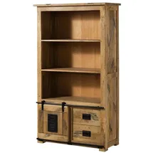 MASSIVMOEBEL24.DE Bücherregal 100 x 45 x 175 cm Beige