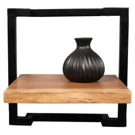 m2 Wandregal 30 x 30 cm Schwarz