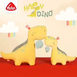 Fehn Happy Dino 20 cm Gelb