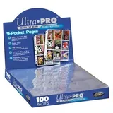ULTRA PRO 81443 9-Pocket Silver Series Pages