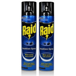 Raid Insektenfalle 2x Raid Insekten-Spray 400 ml - Wirkt sicher und schnell