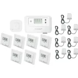 Homematic IP Set bestehend aus Funk Access Point 2 & Fussbodenheizungscontroller & 7x Wandthermostat & 7x, Smart Home Hub