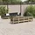 vidaXL Garten-Lounge-Set 9-tlg. Kiefernholz braun
