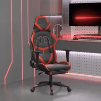 vidaXL Modell 9 Gaming-Stuhl Rot Schwarz