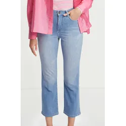 7/8-Jeans RICHROYAL, Damen, Gr. 25, Länge 32, blau (denim blau), Denim/Jeans, Obermaterial: 92% Baumwolle, 6% Elastomultiester, 2% Elasthan, feminin, Jeans, leicht gewaschene Optik, verkürzte Form