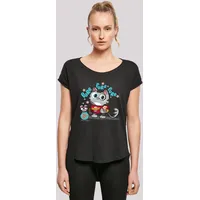 F4NT4STIC Long Cut Shirt 'Big Bang Theory Bazinga Kitty'