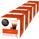 Nescafé DOLCE GUSTO Caffè Lungo, Kaffe, KaffeKAPSEL, 5er Pack, 5 x 16 KAPSELN