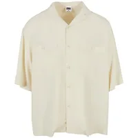 URBAN CLASSICS Oversized Resort Kurzarmhemd Whitesand XL
