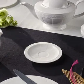 Villeroy & Boch White Pearl Espressotassen mit Untertassen 6-tlg. weiß