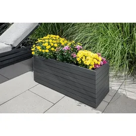 prestige home living outdoor Pflanzkübel 84 x 30 x 35 cm Anthrazit