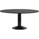 Muuto Midst Tisch, 160 cm, Linoleum schwarz
