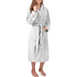 Normani Bademantel Basic Weiß XS