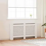 vidaXL Heizkörperabdeckung Weiß 152×19×81,5 cm MDF