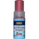 belton Free AQUAcolours Lackstift RAL 3000 Feuerrot hochglänzend 9 ml