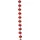 Kaemingk TrendLine Perlenkette Kunststoff, 8 mm x 10 m, weihnachtsrot