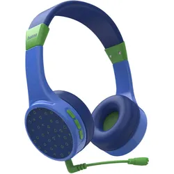 HAMA Bluetooth-Kinderkopfhörer Teens Guard, Blau EINHEITSGRÖSSE